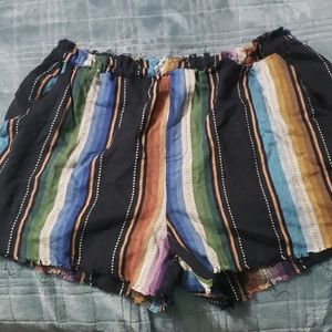 Serape highwaisted shorts